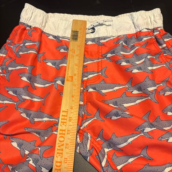 Boden Swim Trunks Boys 113-14Y Sharks Boardshorts Shorts Pool Beach Vacation - Picture 3 of 7